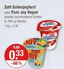Sahnejoghurt von Zott im aktuellen V-Markt Prospekt für 0,33 €