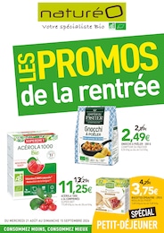 Catalogue NaturéO "Les promos de la rentrée" à Chartres et alentours, 12 pages, 21/08/2024 - 15/09/2024