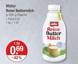 Reine Buttermilch im V-Markt Prospekt Reine Buttermilch von Müller im aktuellen V-Markt Prospekt für 0,69 €