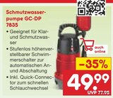 Schmutzwasserpumpe GC-DP 7835 im Angebot bei Netto Marken-Discount in Erfurt Schmutzwasserpumpe GC-DP 7835 Angebote bei Netto Marken-Discount Erfurt für 49,99 €