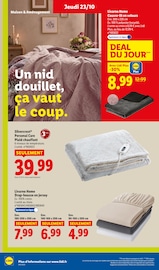 Plaid Angebote im Prospekt "Ca vaut le coup." von Lidl Plaid Angebote im Prospekt "Ca vaut le coup." von Lidl auf Seite 42