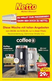 Netto Marken-Discount Discounter Prospekt der aktuellen Woche mit 2 Seiten, gültig von 08.06.2026 bis 13.06.2026, in Neubrandenburg und Umgebung Aktueller Netto Marken-Discount Discounter Prospekt in Neubrandenburg und Umgebung, "Diese Woche mit tollen Angeboten" mit 2 Seiten, 08.06.2026 - 13.06.2026
