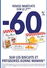 Intermarché Annecy - Promo -60% remise immédiate sur le 2ème sur les biscuits et pâtisseries bonne maman Promo -60% remise immédiate sur le 2ème sur les biscuits et pâtisseries bonne maman à dans le catalogue Intermarché à Annecy