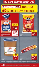 Promos Madeleine dans le catalogue "NOS ARRIVAGES DE L'ÉTE JUSQU'À -60% SUR LE 2ÈME" de Aldi à la page 12