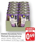 Feine Mahlzeit Hundenahrung Angebote von EDEKA Herzstücke bei EDEKA Frankenthal für 0,69 €