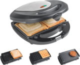 Multi-grill 3 en 1 croque monsieur + grill + gaufrier - BESTRON dans le catalogue Cora