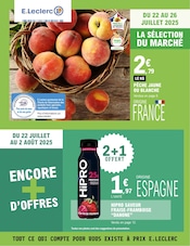 Catalogue Supermarchés E.Leclerc en cours à Friesenheim et alentours, "TOUT CE QUI COMPTE POUR VOUS EXISTE À PRIX E.LECLERC", 34 pages, 22/07/2025 - 02/08/2025