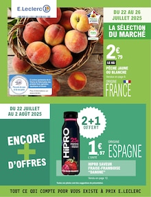 Prospectus E.Leclerc à Golbey, "TOUT CE QUI COMPTE POUR VOUS EXISTE À PRIX E.LECLERC", 34 pages de promos valables du 22/07/2025 au 02/08/2025