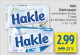 Toilettenpapier Jasmin im diska Prospekt Toilettenpapier Jasmin von Hakle im aktuellen diska Prospekt für 2,99 €