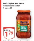 Asia Sauce im Angebot bei GLOBUS in Koblenz Asia Sauce Angebote von Ben's Original bei GLOBUS Koblenz für 1,79 €