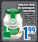 Bio-Speisequarkzubereitung Halbfettstufe von Andechser Natur im aktuellen EDEKA Prospekt für 1,99 €