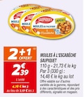Moules à l'Escabèche - Saupiquet en promo à 4,78 € chez Netto Moules à l'Escabèche - Saupiquet dans le catalogue Netto