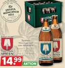 Münchner Hell im Angebot bei Getränkeland in Brandenburg Münchner Hell Angebote von Spaten bei Getränkeland Brandenburg für 14,99 €