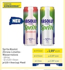 Sprite Absolut Zitrone-Limette-Wassermelone Angebote bei METRO Hildesheim für 2,37 €