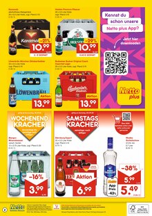 Vodka im Netto Marken-Discount Prospekt "DER ORT, AN DEM DU IMMER AUSGEZEICHNETE PREISE FINDEST." mit 2 Seiten (Cottbus)