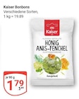 Bonbons Honig Anis-Fenchel von Kaiser für 1,79 € bei GLOBUS im Angebot Bonbons Honig Anis-Fenchel von Kaiser im aktuellen GLOBUS Prospekt