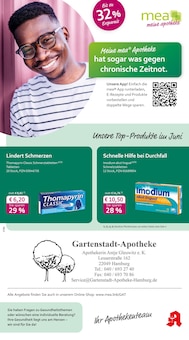 mea - meine apotheke Prospekt der Woche "Unsere Juni-Angebote" Seite 1, 01.06.2025 bis 30.06.2025 für Hamburg Aktueller mea - meine apotheke Prospekt "Unsere Juni-Angebote" Seite 1 von 4 Seiten für Hamburg
