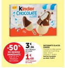 Bâtonnets glacés - Kinder - Super U à Valence Bâtonnets glacés - Kinder en promo chez Super U Valence à 1,68 €