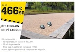 Promo Kit terrain de pétanque à 466,90 € dans le catalogue Tout Faire à La Tourette