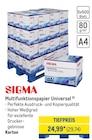 Multifunktionspapier Universal im Angebot bei METRO in Jena Multifunktionspapier Universal Angebote von SIGMA bei METRO Jena für 29,74 €