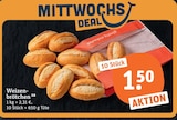 Aktuelles Weizenbrötchen Angebot bei tegut in Heidelberg ab 1,50 €