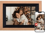 Smart Frame WiFi 105 mit App-Funktion Digitaler Bilderrahmen, 25,53 cm, 1200 x 1920p, Wooden Braun bei MediaMarkt Saturn im Prospekt "" für 129,99 €