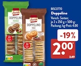 Aktuelles Doppelino Haselnuss Angebot bei ALDI SÜD in Fürth ab 2,00 €