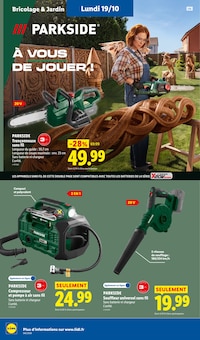 Promotion Pompe À Air dans le prospectus Lidl, valable du 15/10/2026 au 21/10/2026 Promo Pompe À Air dans le catalogue Lidl du moment à la page 54