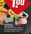 Aktuelle Bratwurst Angebote bei REWE in Oberhausen Aktuelles Rostbratwurst American Style Angebot bei REWE in Oberhausen ab 1,00 €