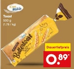 Toast im Angebot bei Netto Marken-Discount in Hoyerswerda Toast Angebote bei Netto Marken-Discount Hoyerswerda für 0,89 €