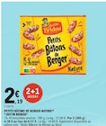Promo Petits Bâtons de Berger Nature à 2,19 € dans le catalogue E.Leclerc à Villeparisis