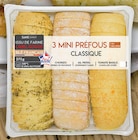 3 Mini Pains Préfou à l'Huile d'Olive en promo chez Intermarché Super 3 Mini Pains Préfou à l'Huile d'Olive dans le catalogue Intermarché Super