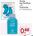 Eye Pad Mask oder Tuchmaske von Yeauty im aktuellen Rossmann Prospekt für 0,88 €