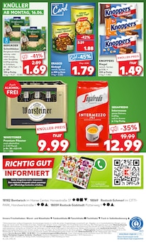 Kaffee im aktuellen Kaufland Prospekt (Rostock) Kaffee im Kaufland Prospekt "KNÜLLER" mit 54 Seiten (Rostock)