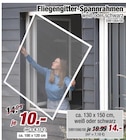 Fliegengitter-Spannrahmen weiß oder schwarz im Angebot bei POCO in Singen Fliegengitter-Spannrahmen weiß oder schwarz Angebote bei POCO Singen für 10,00 €