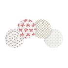 Lot de 12 assiettes décorées - CARREFOUR HOME en promo chez Carrefour Villeurbanne à 1,99 €