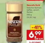 Gold Angebote von Nescafe bei Netto Marken-Discount Straubing für 6,99 €
