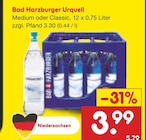 Medium oder Classic Angebote von Bad Harzburger Urquell bei Netto Marken-Discount Wolfenbüttel für 3,99 €