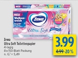 Ultra Soft Toilettenpapier im diska Prospekt Ultra Soft Toilettenpapier von Zewa im aktuellen diska Prospekt für 3,99 €