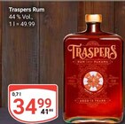 Traspers Rum im Angebot bei GLOBUS in Erlangen Traspers Rum Angebote bei GLOBUS Erlangen für 34,99 €