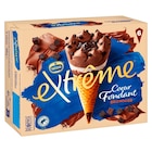 Glace Cône Cœur Fondant Vanille Chocolat Et Brownies Extreme en promo chez Auchan Hypermarché Paris