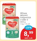 Milumil Folgemilch 2 von Milupa für 8,99 € bei budni im Angebot Milumil Folgemilch 2 von Milupa im aktuellen budni Prospekt