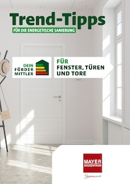 Bauzentrum Mayer Prospekt für Karlshuld: "Trend-Tipps FÜR DIE ENERGETISCHE SANIERUNG", 16 Seiten, 20.09.2024 - 29.09.2024