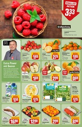 REWE Himbeeren im Prospekt 