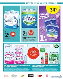 Offre Eau Minérale dans le catalogue E.Leclerc du moment à la page 27