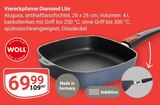 Viereckpfanne Diamond Lite Angebote von WOLL bei GLOBUS Brühl für 69,99 €