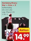 Mixery Bier + Cola + X im Angebot bei Netto Marken-Discount in Frankfurt Mixery Bier + Cola + X Angebote von Karlsberg bei Netto Marken-Discount Frankfurt für 14,99 €