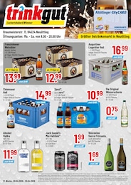 Trinkgut Prospekt "Aktuelle Angebote" für Neuötting, 4 Seiten, 20.04.2026 - 25.04.2026