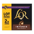 Café moulu 100% arabica "Lot promo" - L'OR en promo chez Carrefour Market Valence à 6,99 €