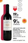 AOP saint-émilion grand cru - CHÂTEAU SAINT LÔ dans le catalogue Intermarché Super